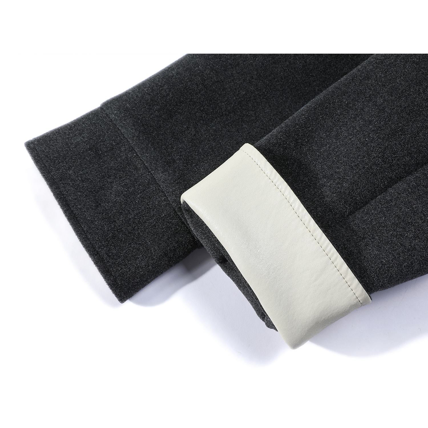 Cholisa Koreya üslubunda, Hepburn üslubunda qadınlar üçün qısa yun palto, yaz və payız üçün mükəmməl, zərif və incə, Chanel üslubuna xas, qış üçün mükəmməldir.