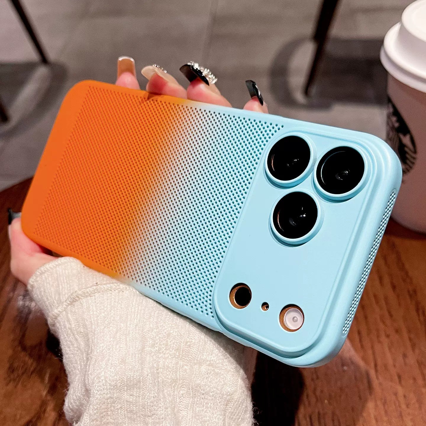 Apple 17promax mobil telefon qutusu, yeni gradient istilik yayılması, iPhone17pro lens, hər şey daxil, ultra nazik və nəfəs ala bilən kişi və qadınlar üçün 16 düşmə əleyhinə qoruyucu örtük, hava, yüksək səviyyəli, sadə, 15 yumşaq Plus Yang üçün uyğundur