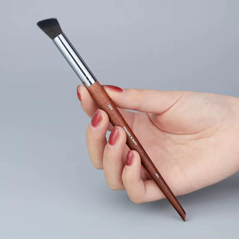 MAKE UP FOR EVER 124 Tozlu Toz Fırçası, 112 Cilalama Tonal Krem Fırçası Dəsti