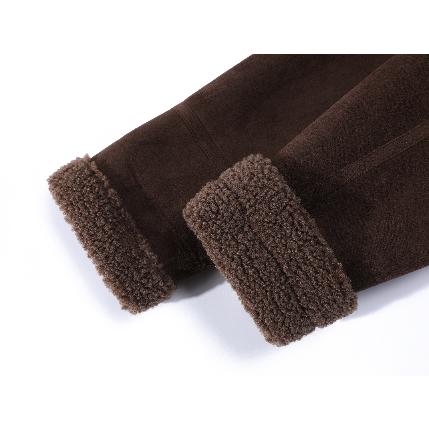 Cholisa Qadın Qırxma Paltosu, 2025-ci ilin Qışı, Orta Uzunluqlu, Koreya Üslubunda, Qalınlaşdırılmış, Yüksək Səviyyəli Motosiklet Pambıq Yastıqlı Gödəkçə