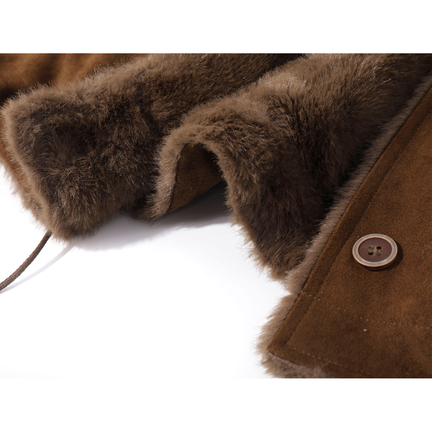 Cholisa Qadınlar üçün Geri Dönən Xəz Palto, 2025 Yeni Model, Qış üçün Populyar Orta Uzunluqlu Palto