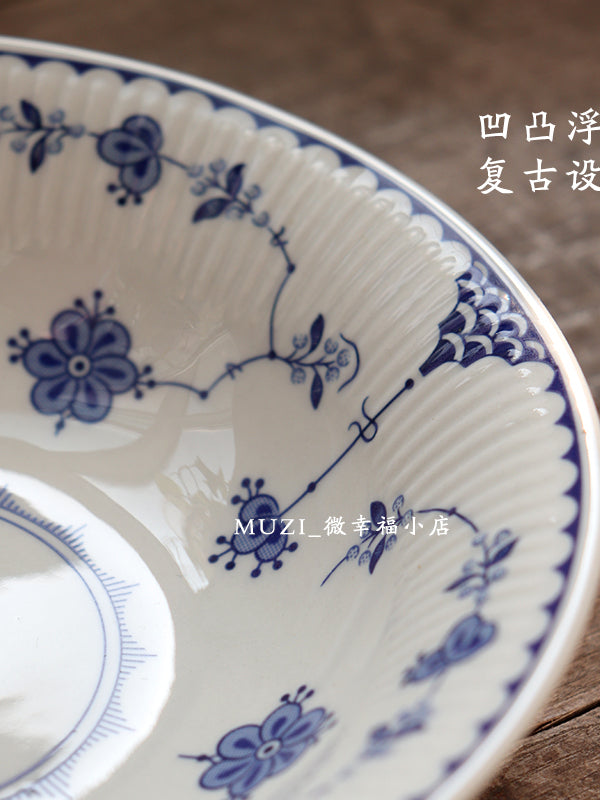 Arrival Arrival Western food underglaze Tangcao American qəhvə fincanı və nəlbəki ölçüsü retro internet məşhur fincan və nəlbəki günorta çayı qara çay