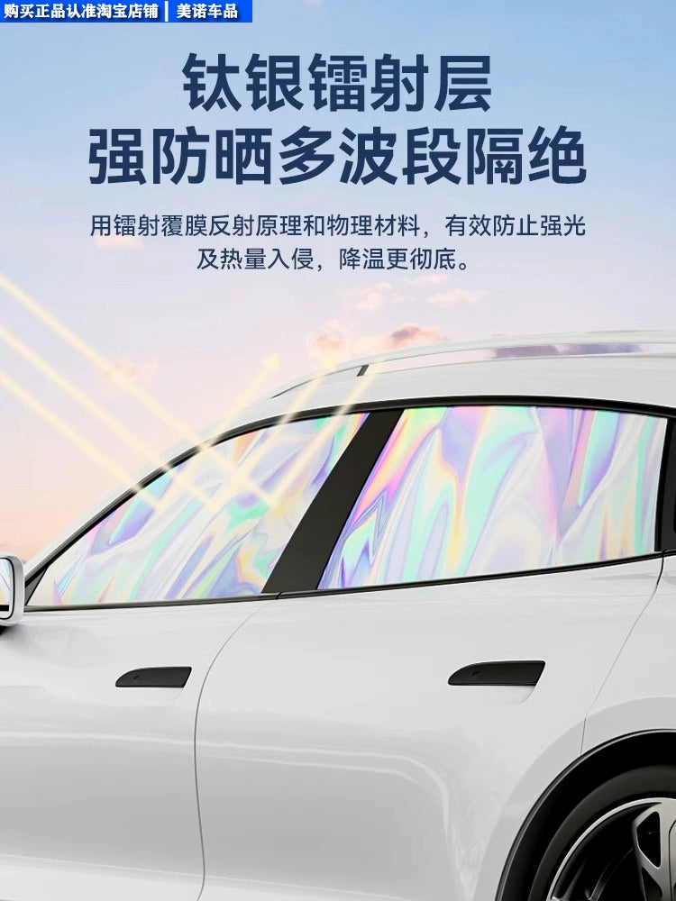 Avtomatik Abat Havalandırma Günəşdən Qoruyucu İstilik İzolyasiyalı Günəş kölgəsi Avtomobil Yan Pəncərəsi Avtomobil Maqnit Mesh Pərdəsi Avtomobil Rəngli Kölgə örtüyü