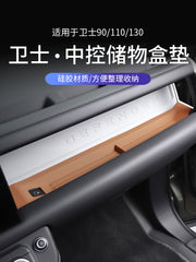 2020-2025-ci illər üçün nəzərdə tutulmuş Land Rover Defender mərkəz konsolu üçün sərnişin tərəfindəki saxlama qutusunun döşəməsi/sürüşmədən qorunma döşəməsi modifikasiyası üçün uyğundur