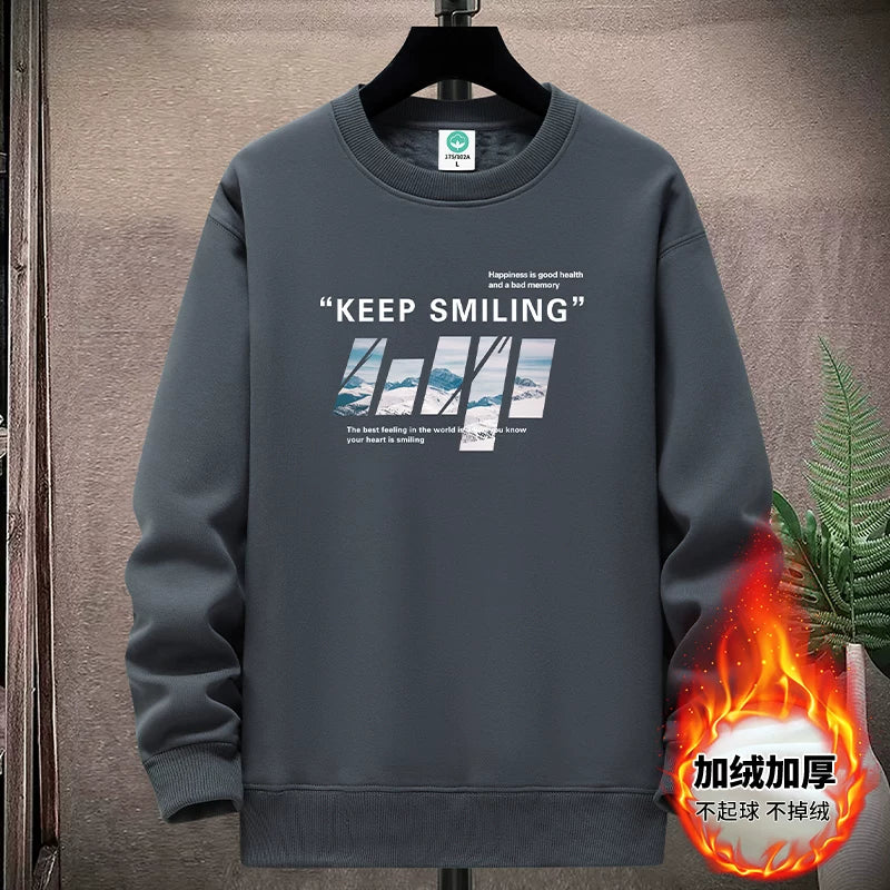 Yeniyetmələr və tələbələr üçün payız/qış təmiz pambıqdan hazırlanmış yun yaxalıqlı sviter, boş oturan gündəlik kazak alt qatı, qalın və isti top