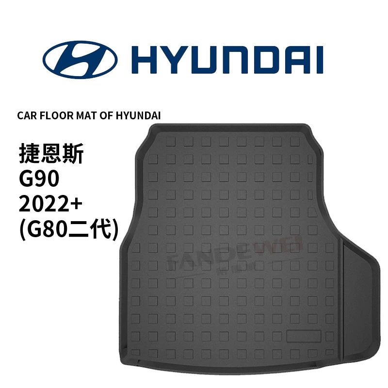 G80 (ikinci və üçüncü nəsil), G90, IONIQ, GN7 və GRANDEUR (GV80) üçün Hyundai Genesis baqaj ayaqaltıları.
