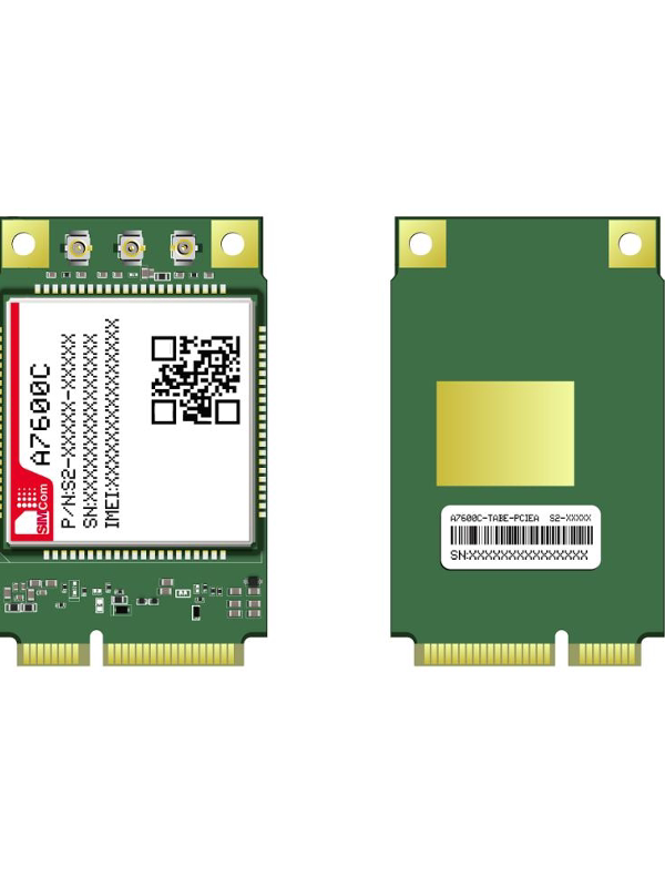 SIMcom A7600C-L1PCIE A7600C PCIE yüksək sürətli 4G modulu texniki məlumat verir