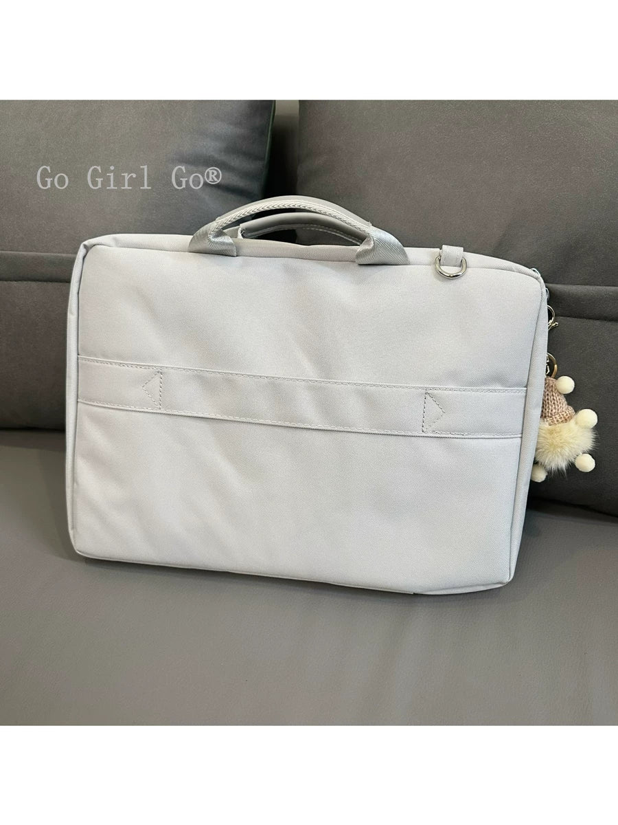 Go Girl Go® orijinal cizgi filmi canavar patch kompüter çantası Huawei Apple Lenovo Asus Dell noutbuk çantası üçün uyğundur