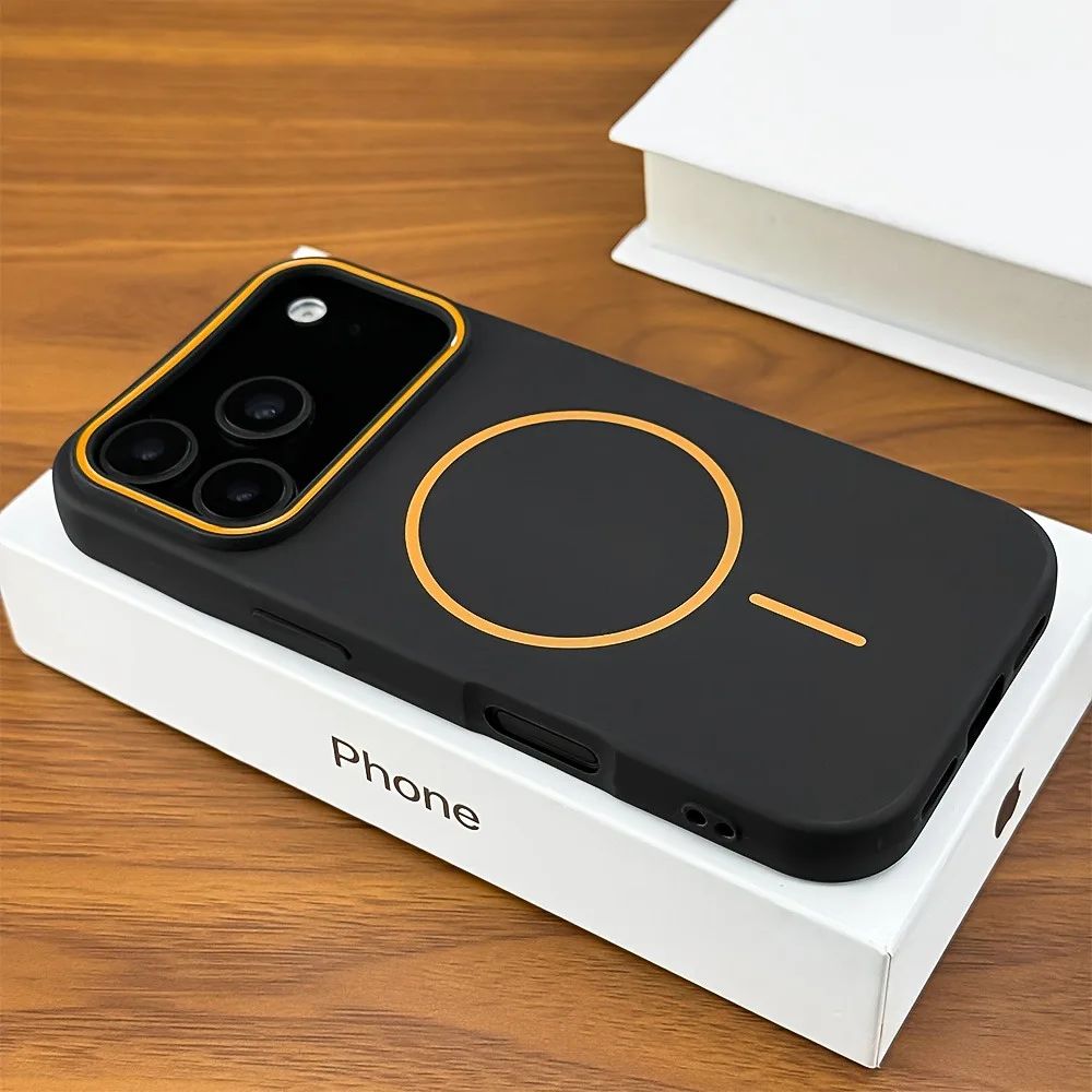 iPhone 17 16 15 14 13 1 üçün lüks mat maqnit telefon qabı