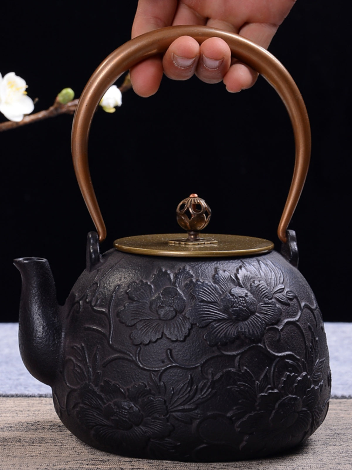 Jinjingtang çuqun çaydanı, çuqun çaydanı, çaydanı, çaydanı, karbon sobası, elektrik keramika sobası, çaydanı - 2