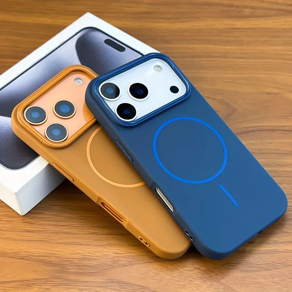 iPhone 17 16 15 14 13 1 üçün lüks mat maqnit telefon qabı