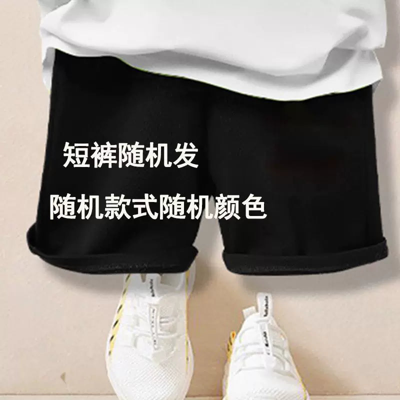 Körpə oğlan uşaqları üçün pambıq rəngli şort