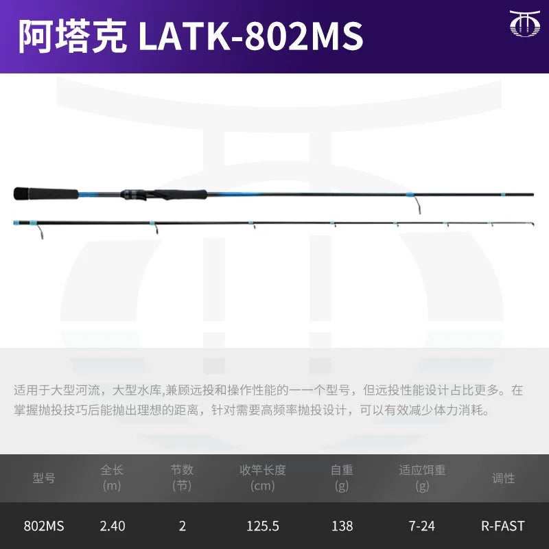 Lingfeng Atakji/Meng/Ling/Yi/Nianxi Luya Çubuğu, Lingfeng mandarin balığı üçün ultra sürətli həşərat çubuğudur.