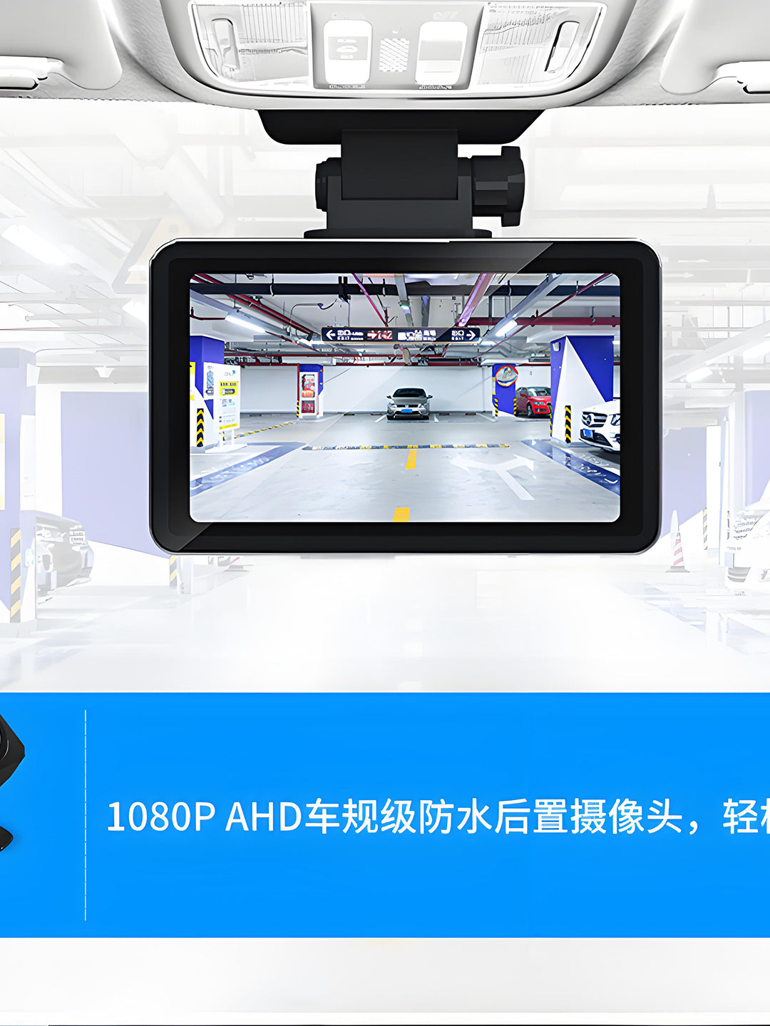 Newman 4K Ultra HD DVR with front and rear dual recording, mobile phone playback, parking monitoring, 2025 new model, rear camera