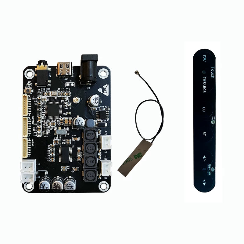 DSP Bluetooth modulu 5.0 güc gücləndiricisi lövhəsi modulu elektron krossover hifi səs keyfiyyəti TWS cütləşən sabvufer 2.0/1.1