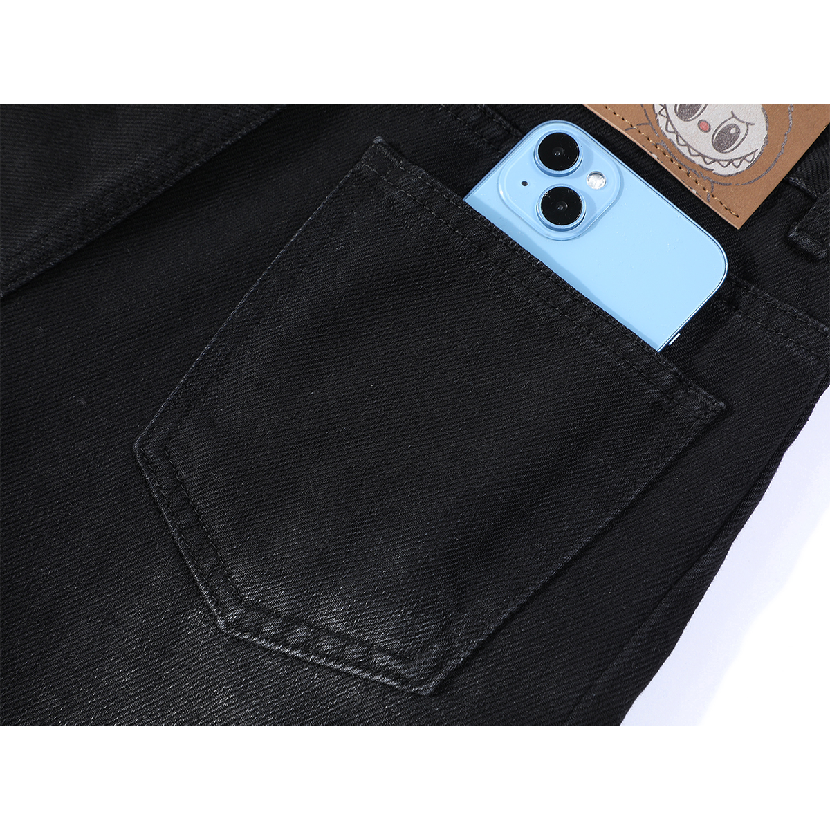 Cholisa Boyfriend Stilində Geniş Ayaqlı Şalvar, 2025 Erkən Payız Yeni Gəlişi, Qadınlar üçün Çoxfunksiyalı Amerika Retro Denim Cins Şalvar