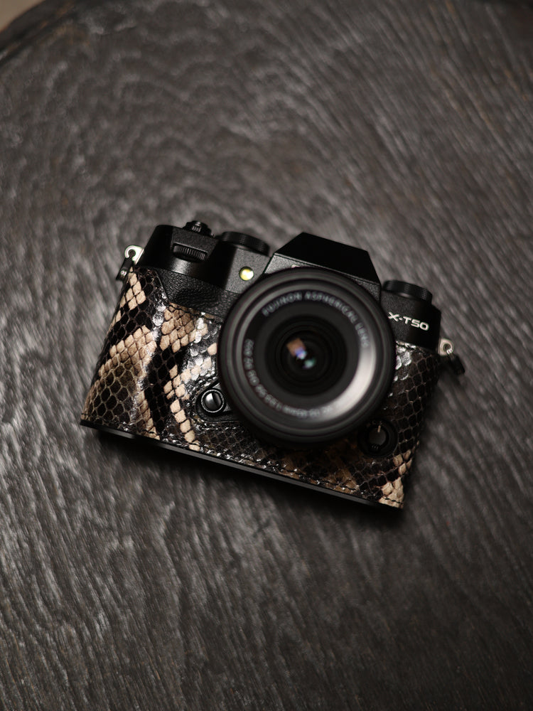 Fuji x100vi/xt50/xe5/xm5/xs20/xt5 üçün kameralı ilan taxıl inək dərisi kamera qoruyucu dəri qutusu