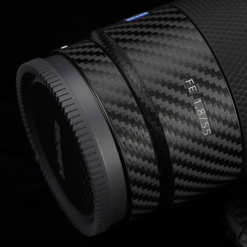 Meibentang Sony 55 F1.8ZA lens qoruyucu filmi SONY Zeiss 55-1.8 karbon fiber stiker 3M üçün uyğundur