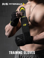 Kişilər üçün fitnes əlcəkləri, bilək qoruyucuları, horizontal bar, pull-up, bench press, idman avadanlığı məşqi, deadlift, sürüşməyən, anti-calousing