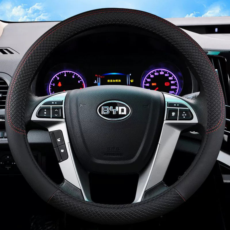 BYD Surui S6 S7 Sirui F0 F3 F6 L3 G3 BYD G6 F3R üçün uyğun dəri sükan örtüyü