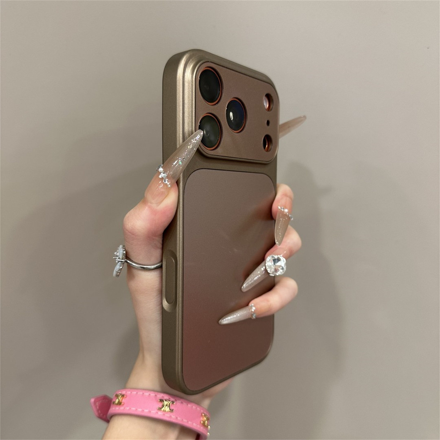 iPhone17promax Apple 16pro mobil telefon üçün uyğun yeni yüksək səviyyəli ikinci Apple 17 böyük pəncərəsi 15ProMax qoruyucu örtük 14 barmaq izinə qarşı kişi və qadın cütlük 13P Xingyu Narıncı
