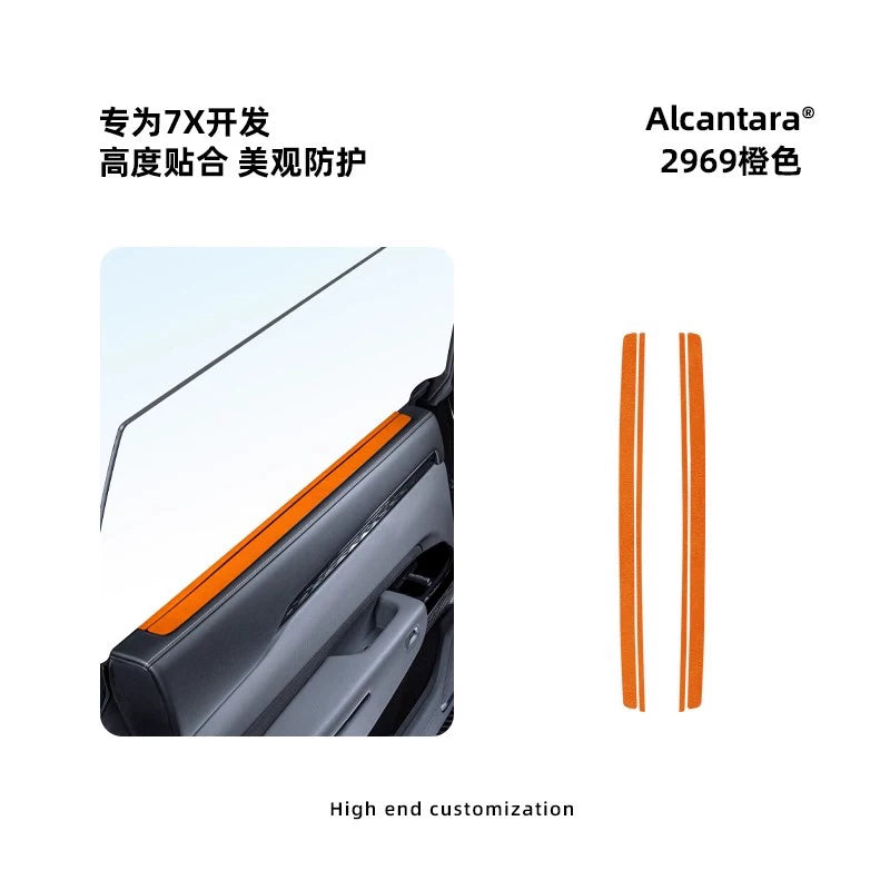 Vanxi, yaxşı bir avtomobil aksesuarı və dekorasiyası olan Krypton 7X arxa qapı günəş şüşəsi panel stikeri olan 2025-2026 modelləri üçün uyğundur.