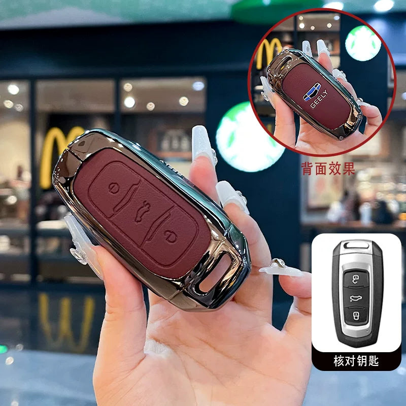 Geely Jiaji açar örtüyü, Geely Haoyue PRO, Xingyue L, Boyue, Binyue, Emgrand və Binrui avtomobil çantası klipləri üçün uyğundur