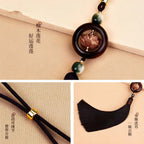 2025 Yeni Model Səndəl Ağacı Lotus Avtomobil Kulonu Yüksək səviyyəli Avtomobil Dekorasiyası Arxa Görünüş Güzgüsü Təhlükəsizlik Kulonu Uğurlar Cazibəsi