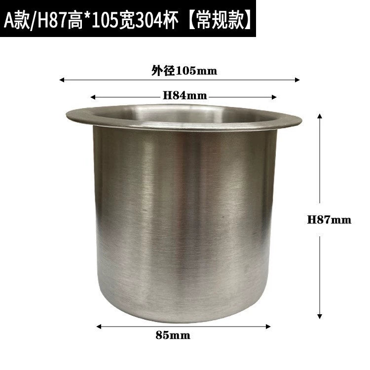 Paslanmayan Polad Kubok Nəlbəki Divan Kuboku Oturacaq RV Yaxta Bərpa Yük maşını Avtomobil Su Bardağı Tutacağı Kubok Yuvası Avtomobil Külqabı