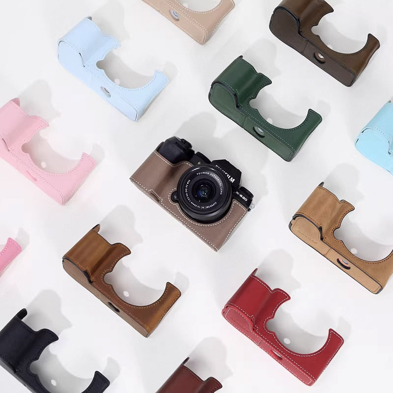 Fujifilm XS20 qoruyucu örtük XT30 üçüncü nəsil ikinci nəsil XT50X100viXm5 kamera çantası baza aksesuarları əsl dəri örtük