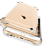Apple 6splus mobil telefon qutusu 6s/7/8/plus şəffaf XR silikon iPhone6 qoruyucu 11 dəst 12 düşməyə qarşı 13 tam paket 14 ultra nazik 15 yumşaq x kişi PRO qadın se sadə xsmax yeni 16 model p