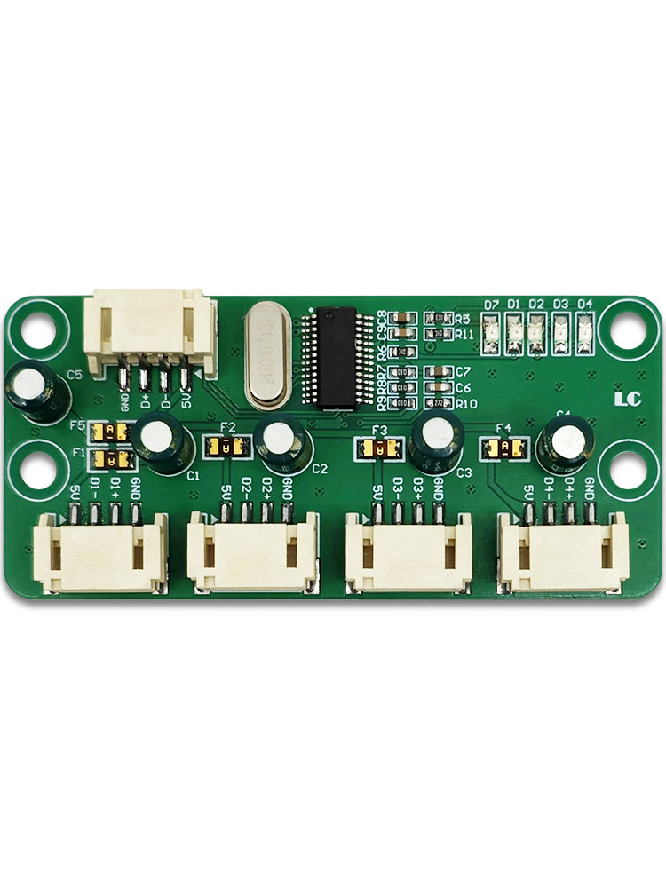 USB2.0 hub PH2.0 interfeys versiyası bir-dörd USBHUB modulu sürücüsüz USB splitter 1-4