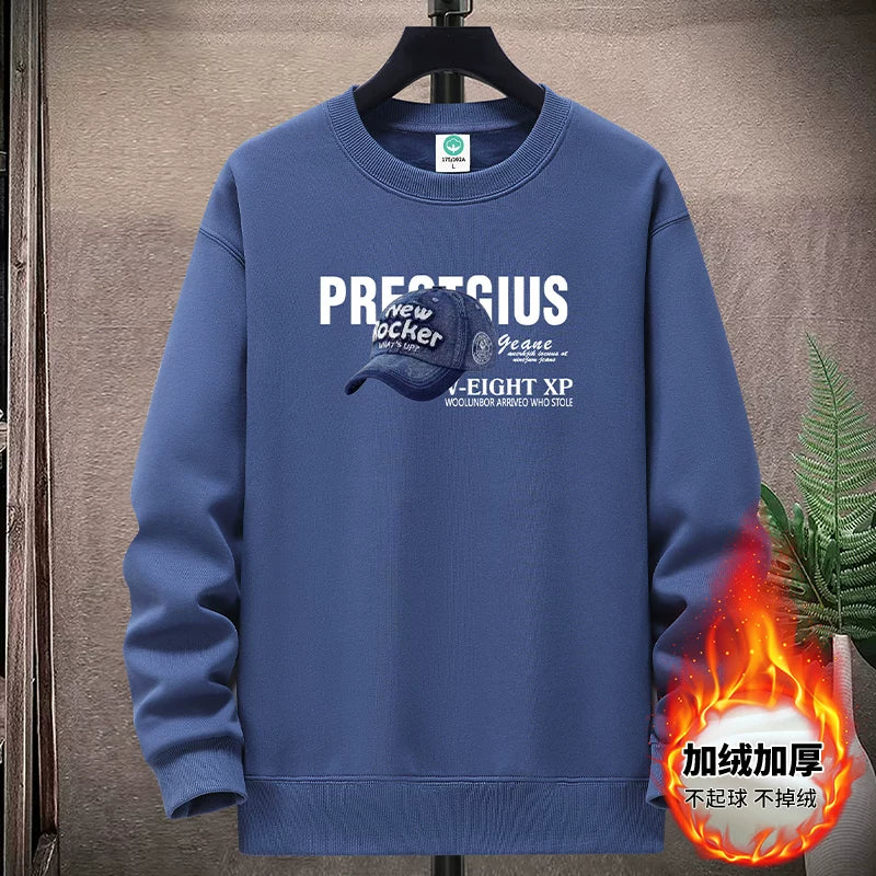 Yeniyetmələr və tələbələr üçün payız/qış təmiz pambıqdan hazırlanmış yun yaxalıqlı sviter, boş oturan gündəlik kazak alt qatı, qalın və isti top