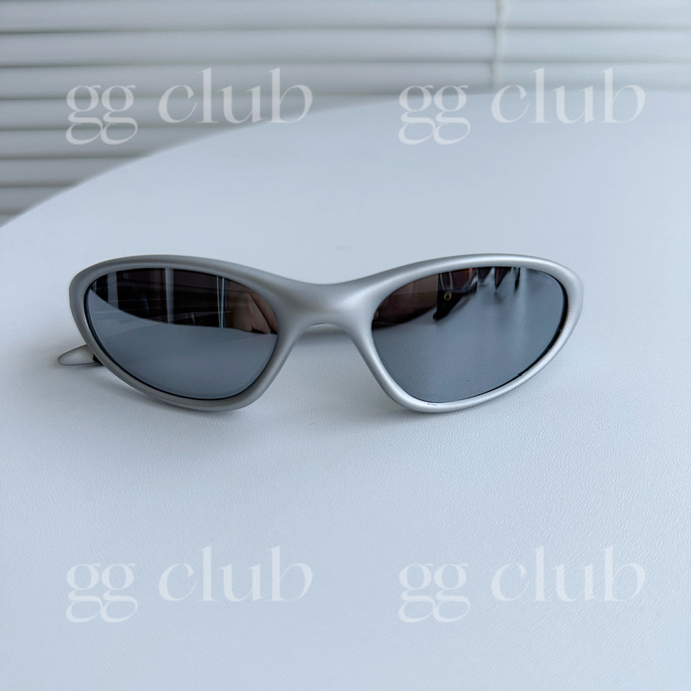 Retro ağır sənaye punk bir parça günəş eynəyi TR90 materiallı velosiped əleyhinə UV günəş eynəkləri kişilər və qadınlar üçün