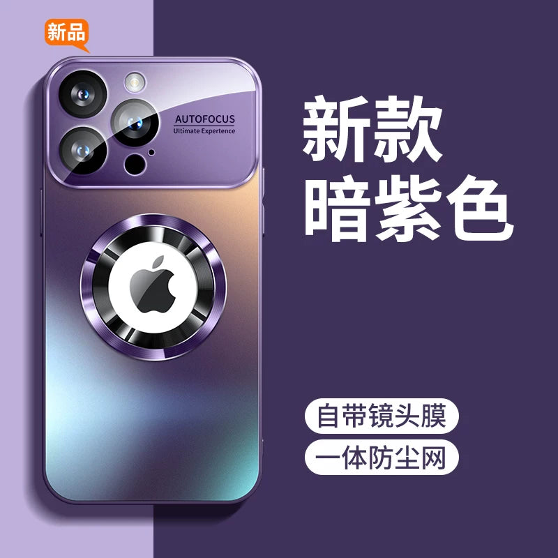 Apple iPhone 17 Pro Max, Magic Cube iPhone 16/15, Yüksək səviyyəli linza, tam örtüklü, düşmədən qorunma, nazik 14 Pro Max, Popular Plus, böyük pəncərə, buzlu maqnit, 13 Creative, 12 Pro və Popular Cases ilə uyğundur.