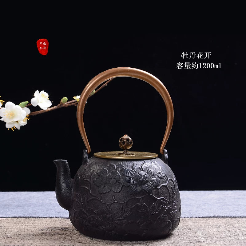 Jinjingtang çuqun çaydanı, çuqun çaydanı, çaydanı, çaydanı, karbon sobası, elektrik keramika sobası, çaydanı - 2