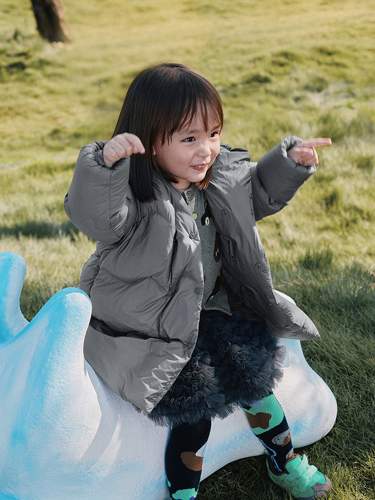 Yeni JNBY aşağı gödəkçə, isti A-tipli, qış üslubunda, oğlanlar, qızlar və körpələr üçün uyğundur (jnbybyjnbyYPAC11470)