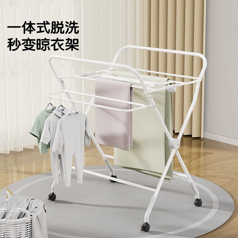 Beikeqin çoxfunksiyalı uşaq bezi stolu, uşaq baxımı masası, yeni doğulmuş paltar qurutma rəfi, toxunan vanna, qaldır, qat və hərəkət - 3