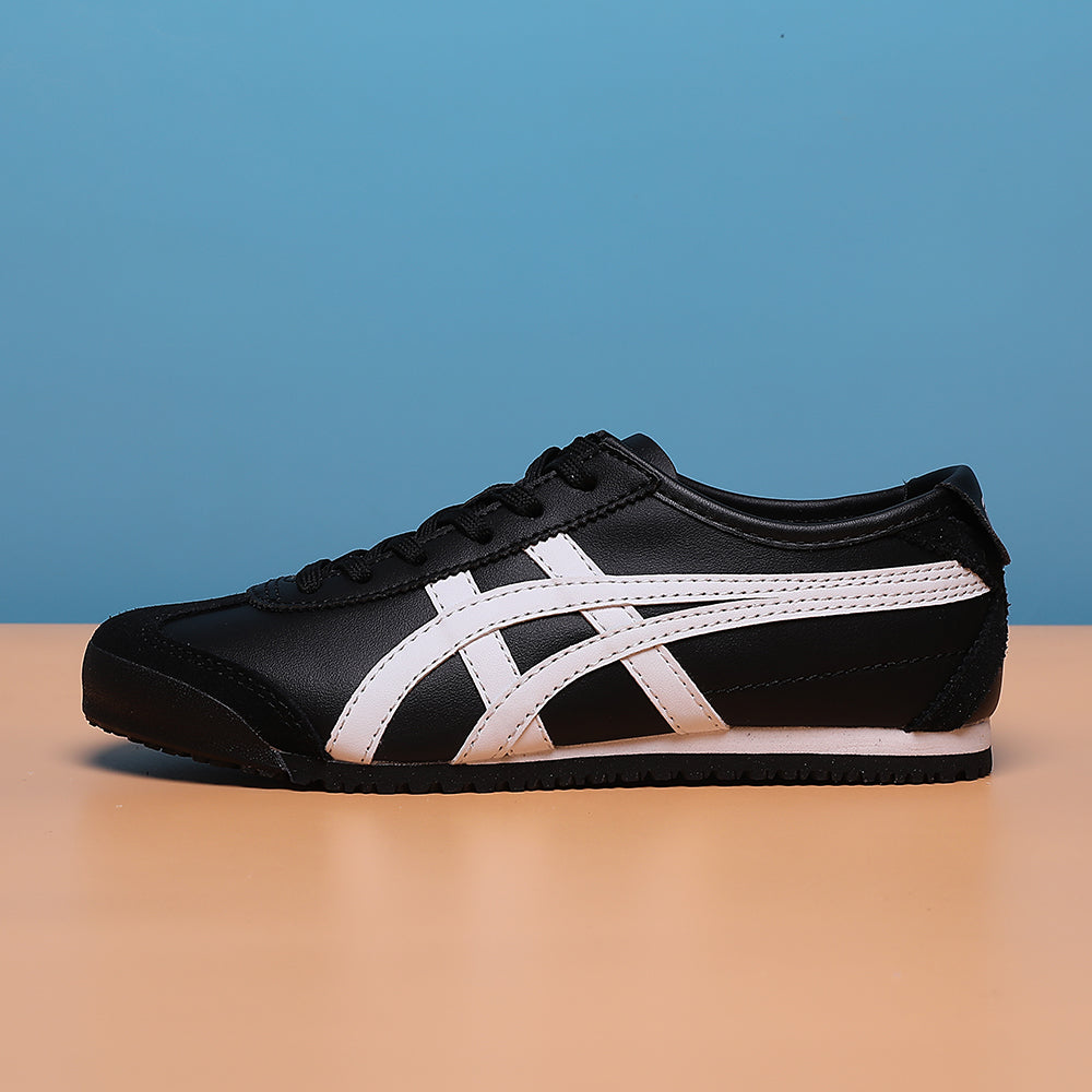 Klassik Kuijia Mexi 66 Tiger Zolaqlı Yapon Stilində Kişilər və Qadınlar üçün Sürüşkən Dəri Ayaqqabılar, Agande Təlim Ayaqqabıları