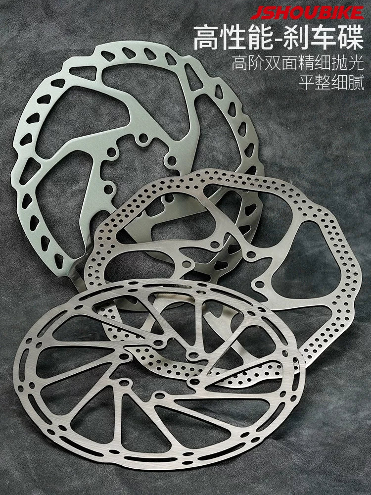 Dağ velosipedi üçün e-velosiped əyləc diski, 140mm x 160mm x 180mm x 203 mərkəz xətti, G3 cilalanmış disk əyləci.