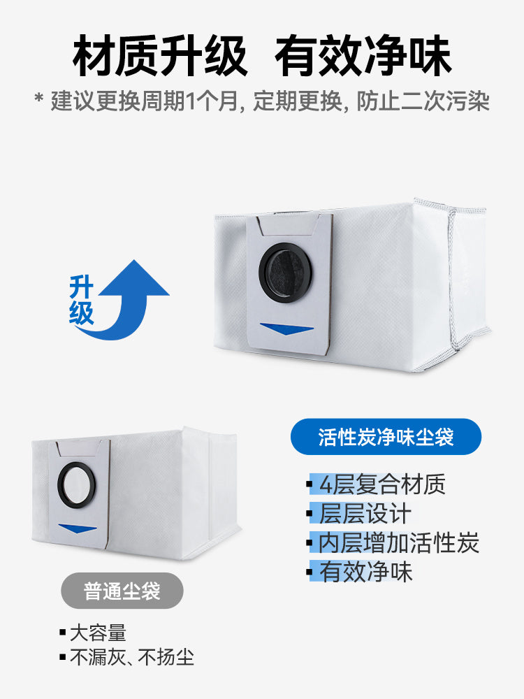 Wanchuang aksesuarları Ecovacs T10 OMNI süpürgəçi robot rulon fırçası TURBO toz torbası mop bez filtr elementi üçün uyğundur