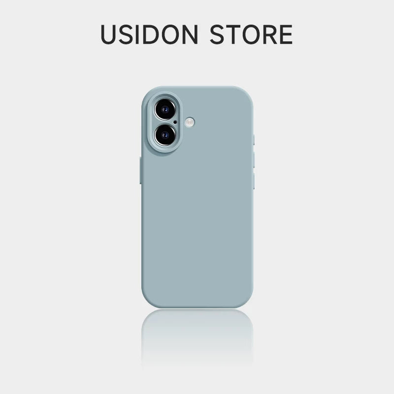 Uston tətbiq oluna bilən maye silikon iphone17 mobil telefon qutusu bənövşəyi alma 17promax yeni çəhrayı 15 seriyası 16pro kamera düymələrinin qorunması 14 hər şey daxil pm düşməyə qarşı 16promax