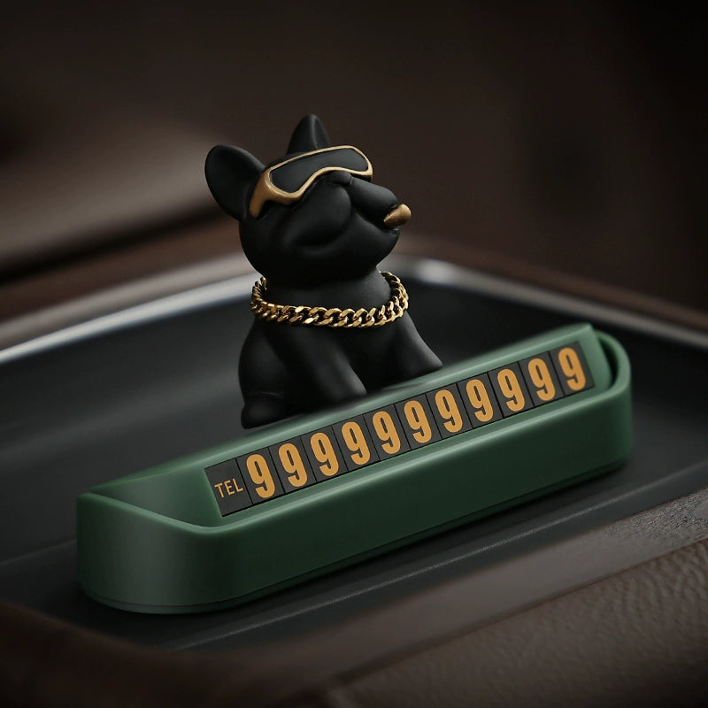 Tuhao FA İt Döyüşən Avtomobil Müvəqqəti Dayanacaq Telefon Nömrəsi İşarəsi Avtomobil Dekorasiyası Avtomobil Müvəqqəti Parkinq Kartı Dayanacaq Kartı