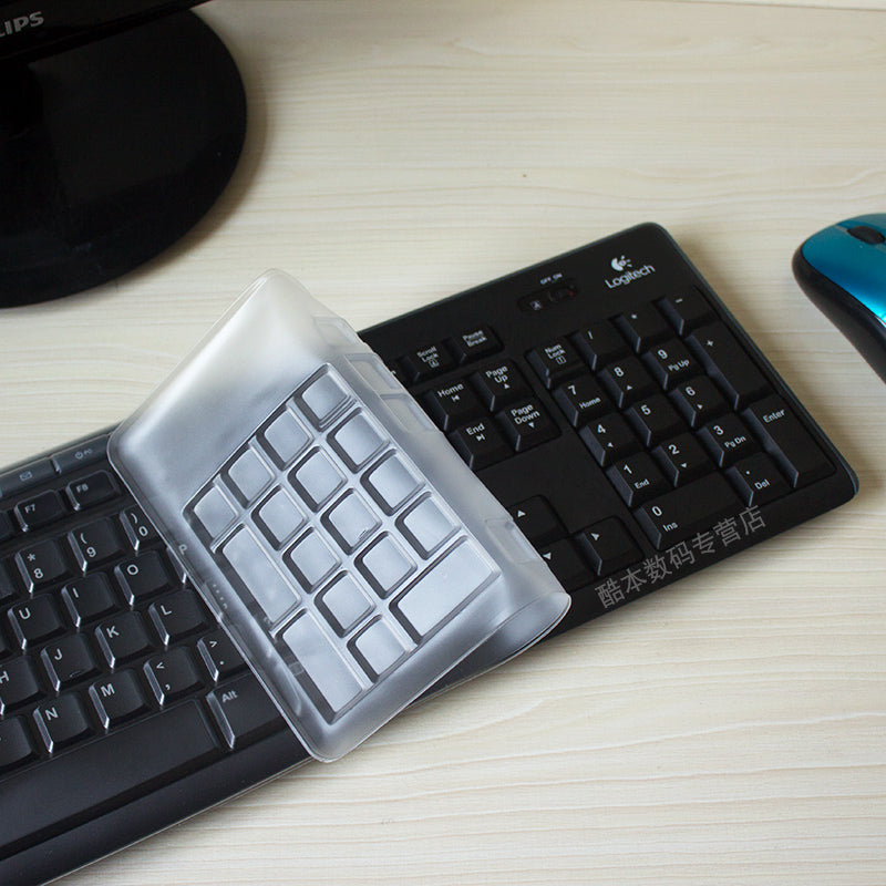 Tianyi klaviatura filmi Logitech MK295 silikon şəffaf K200 K260 MK270 K120 MK275 masaüstü kompüter üçün uyğundur TPU klaviatura qoruyucu film toz örtüyü tam əhatə edir