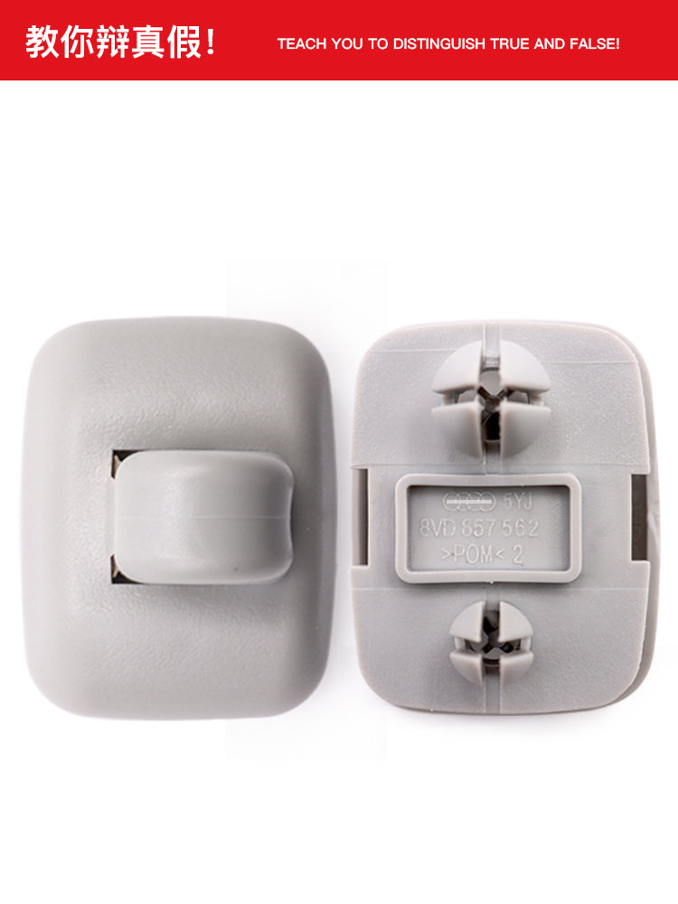 Audi A4L A3 Q5 A6L Q3 A5 üçün uyğundur. Günəş qoruyucu tokası işıq baryeri klipi çəngəl baza mötərizəsi