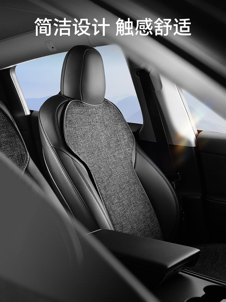Tesla Model Y/3 Custom Canvas All Season Breathable Seat Cover Interior Modification Model Y Accessories