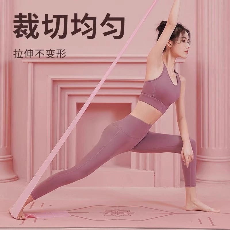 Yoqa elastik kəmər, çiyin açılışı, fitnes qadınların gərmə kəməri, omba məşqləri, arxa dartma, idman avadanlığı, gərginlik kəməri, isinmə