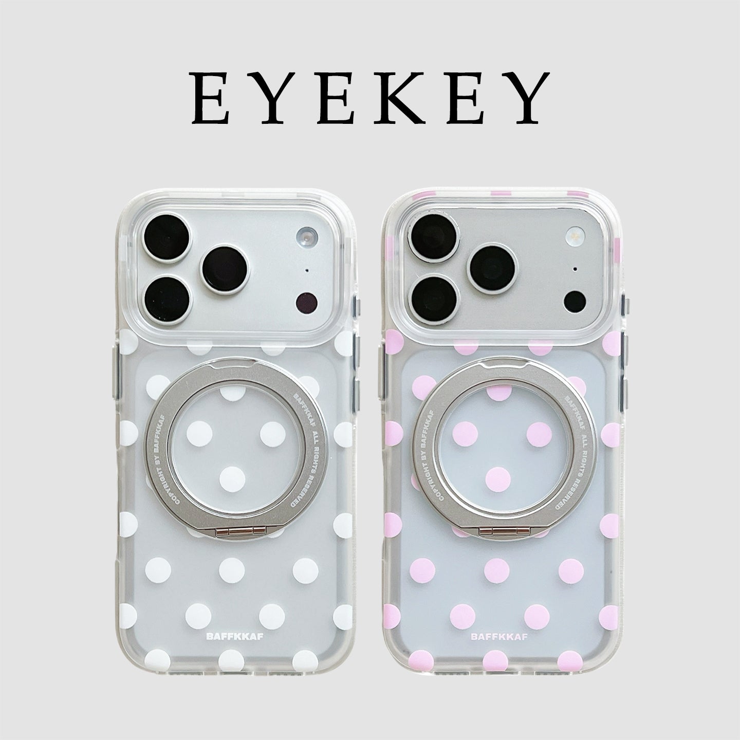 eyekey·ins sadə stil niş nöqtəli 360 dərəcə fırlanan stend iPhone17 dayaq nöqtəsi mobil telefon qutusu Apple 16promax yeni 15 cüt 14pro hər şey daxil 13 qoruyucu örtük üçün uyğundur