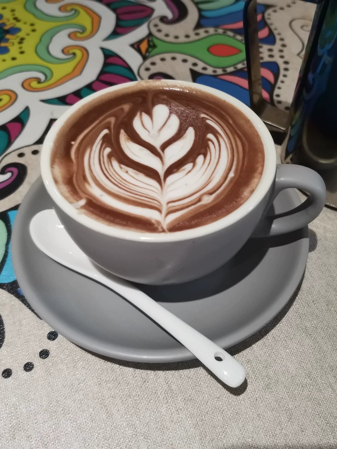 Nordic tutqun WBC müsabiqəsi peşəkar latte sənəti fincanı qalınlaşdırılmış yuvarlaq alt qəhvə mağazası kommersiya kabo/latte qəhvə fincanı