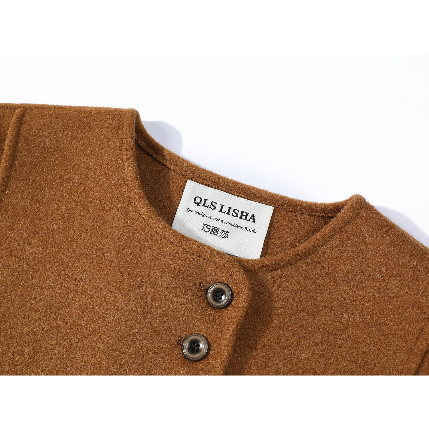 Chola Lisa Qadınlar üçün Yüksək Səviyyəli Çoxfunksiyalı Yun Top, Payız və Qış Qalınlaşmış Koreya Üslubunda Super Şirin Qısa Yun Palto